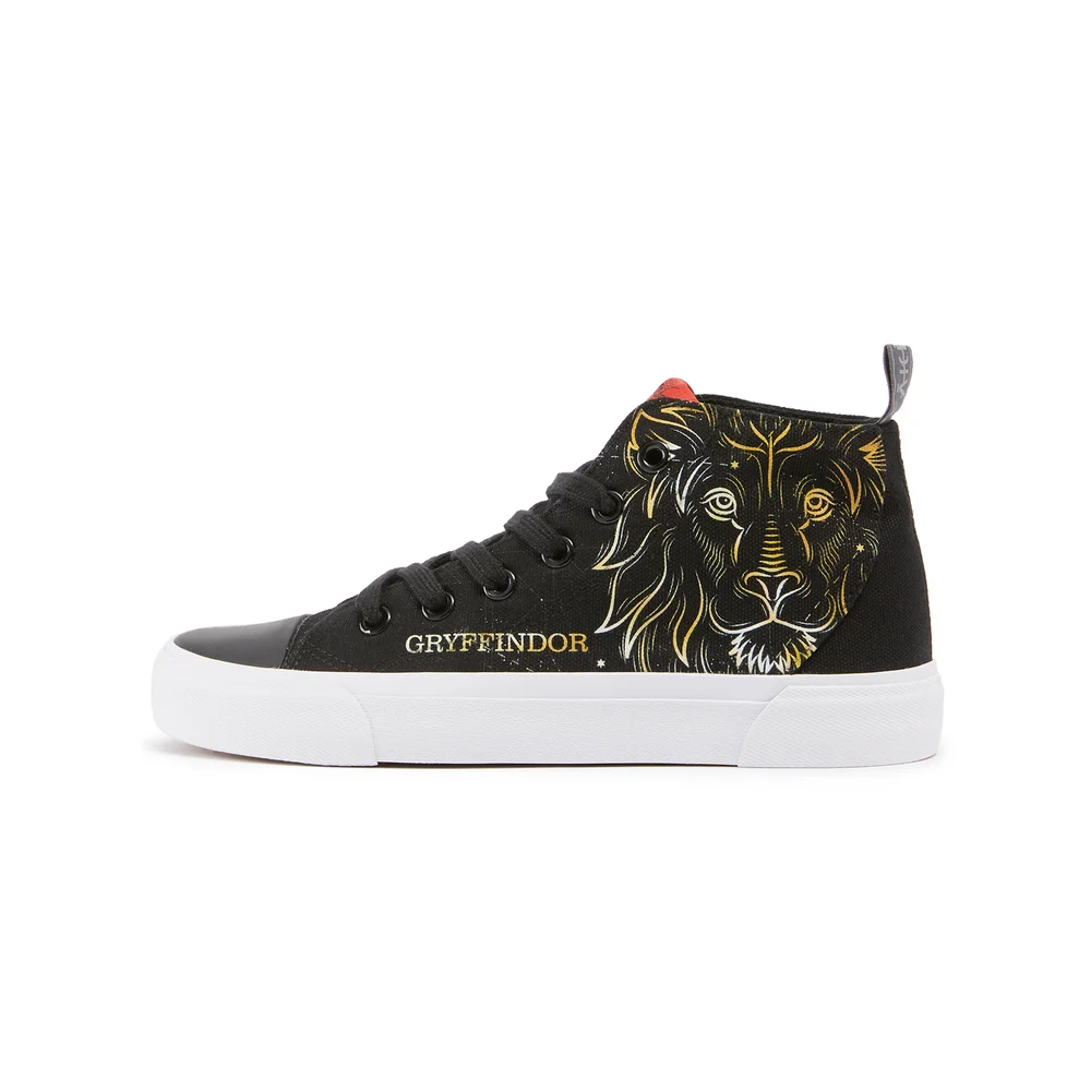 Akedo x Harry Potter Houses Gryffindor Kids' High Top - Black - UK Kids 10 / EU28 Image 1
