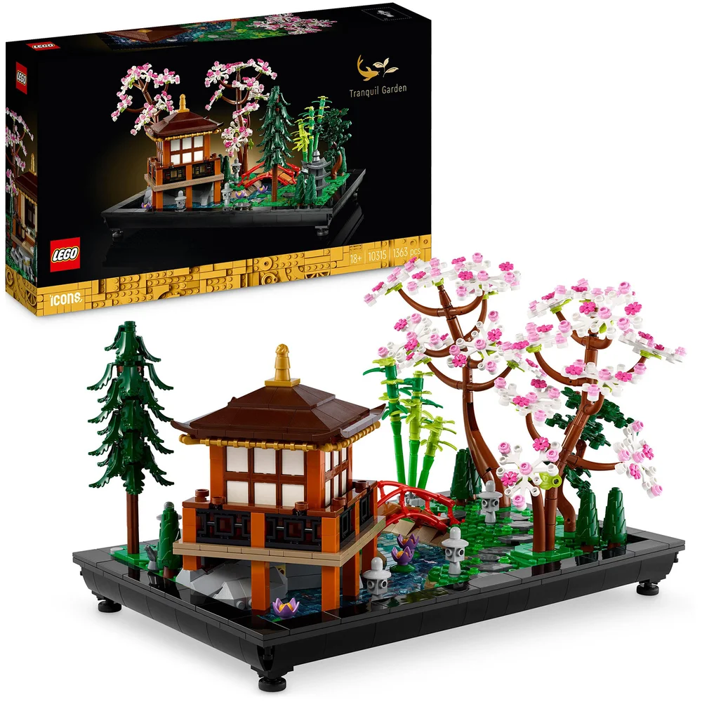 LEGO Icons Tranquil Garden Botanical Set with Flowers 10315 Image 1