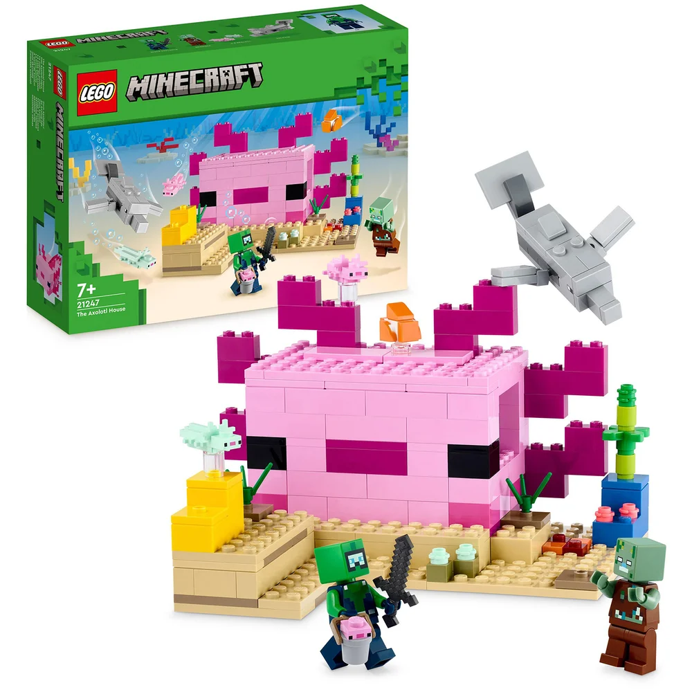 LEGO Minecraft The Axolotl House Building Toy 21247 Image 1