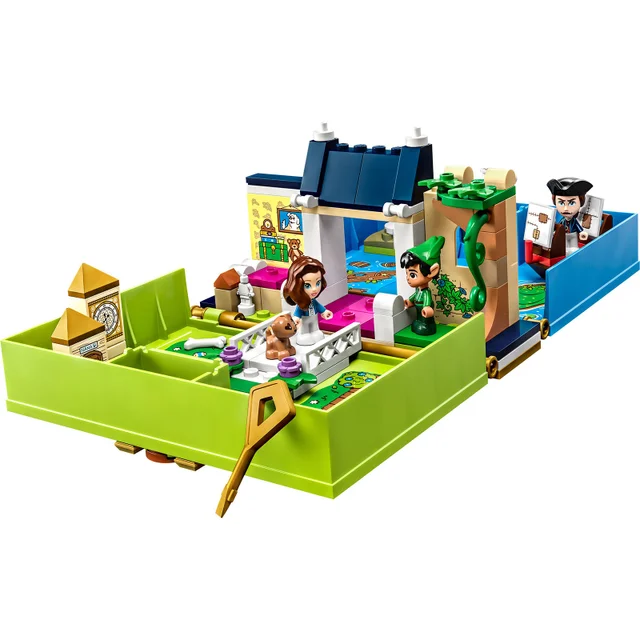 LEGO Disney Les Aventures de Peter Pan et Wendy dans un Livre de Contes, Jouet(43220)