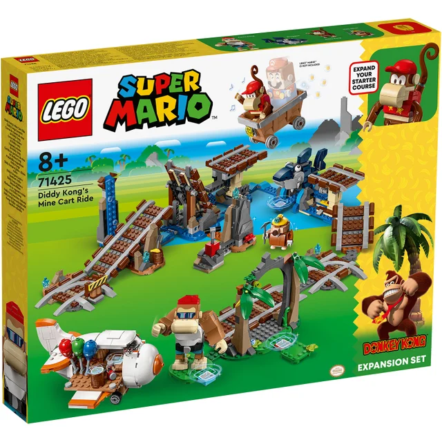LEGO Super Mario Diddy Kong's Mine Cart Ride Expansion Set 71425