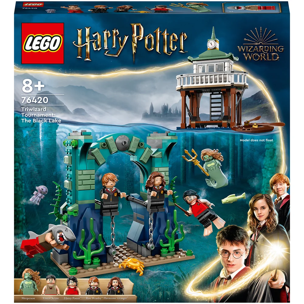LEGO Harry Potter: Le Tournoi des Trois Sorciers : le Lac Noir, Jouet avec Bateau et 5 Figurines(76420) Image 1