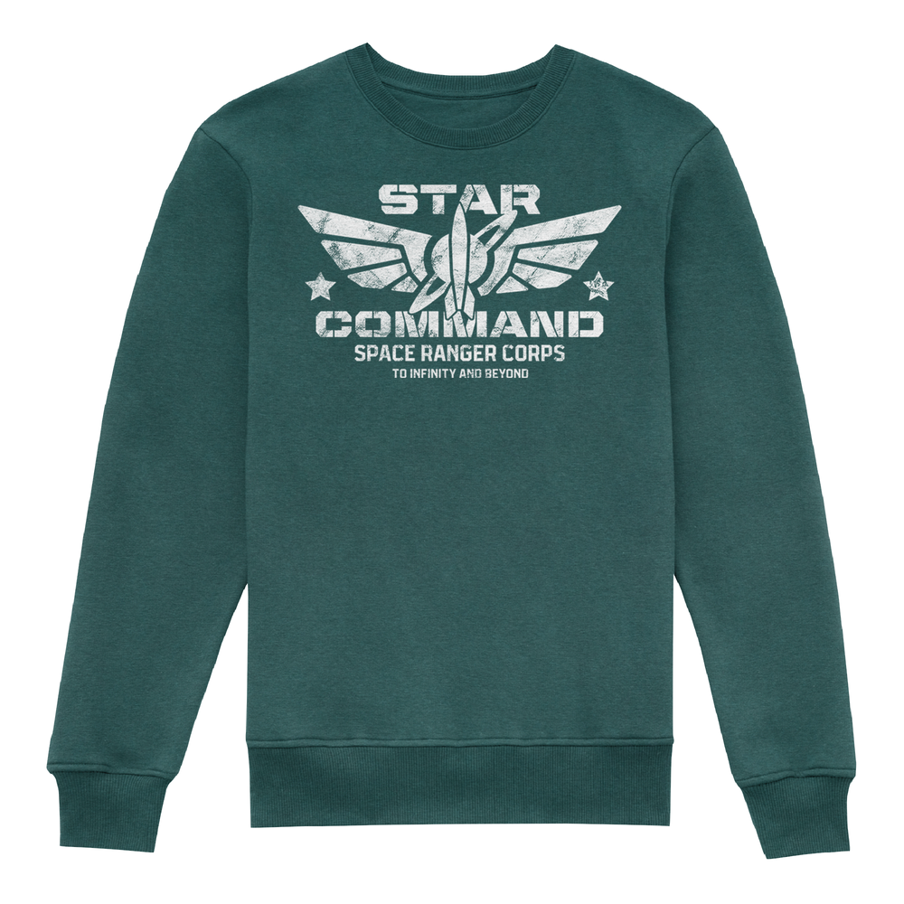 Toy Story Star Command Space Ranger Corps Sweatshirt Enfant - Vert - 3-4 ans - Vert Citron Image 1