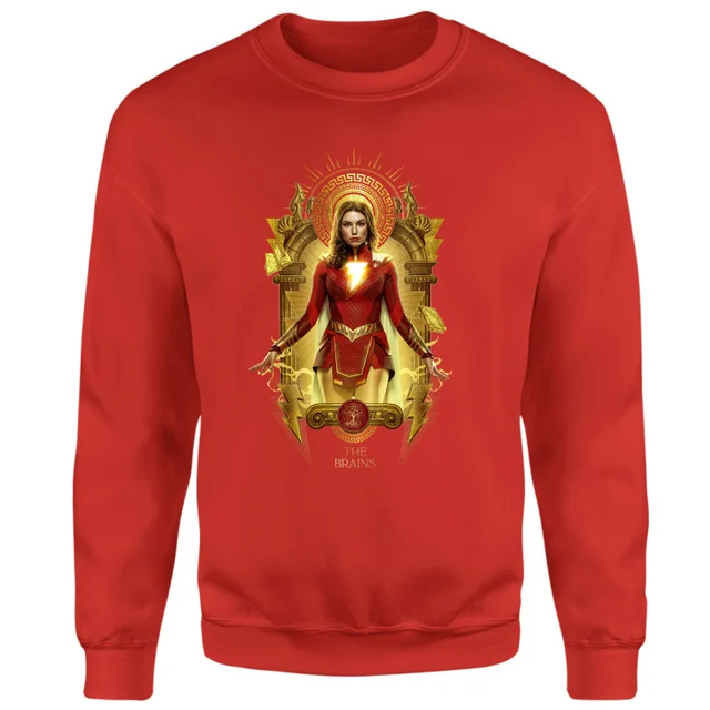 Shazam! Fury of the Gods The Brains Sweatshirt - Red