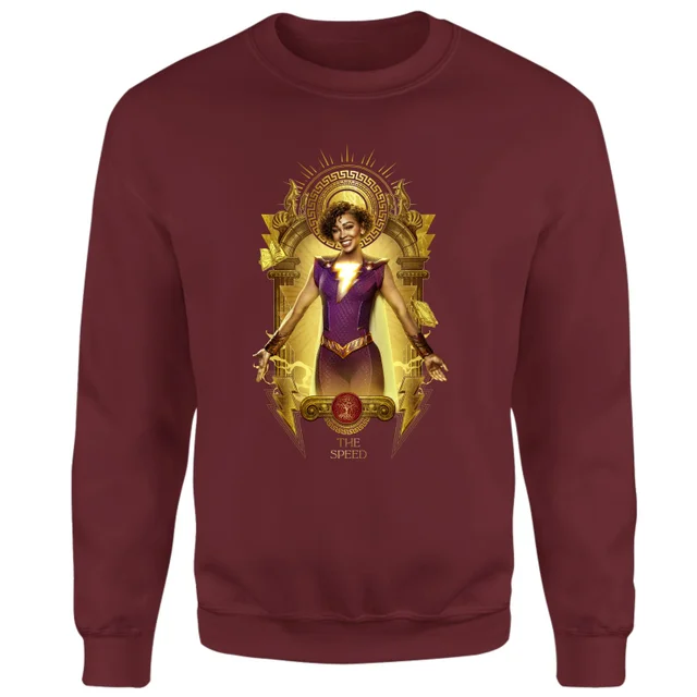 Shazam! Fury of the Gods The Speed Sweatshirt - Burgundy