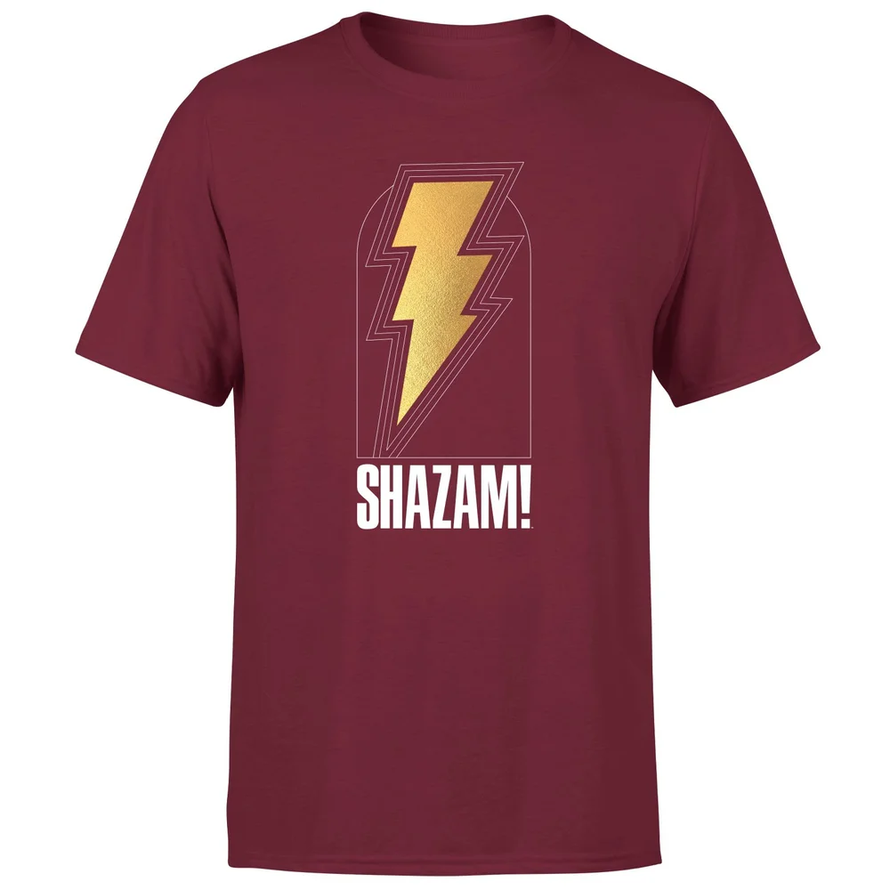 Shazam! Fury of the Gods Bolt Unisex T-Shirt - Burgundy - M Image 1