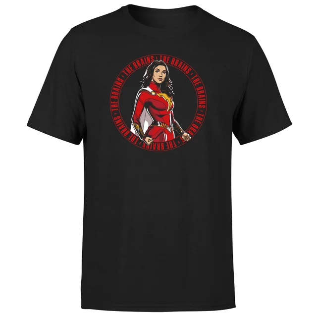 Shazam! Fury of the Gods The Brains Composition Unisex T-Shirt - Black