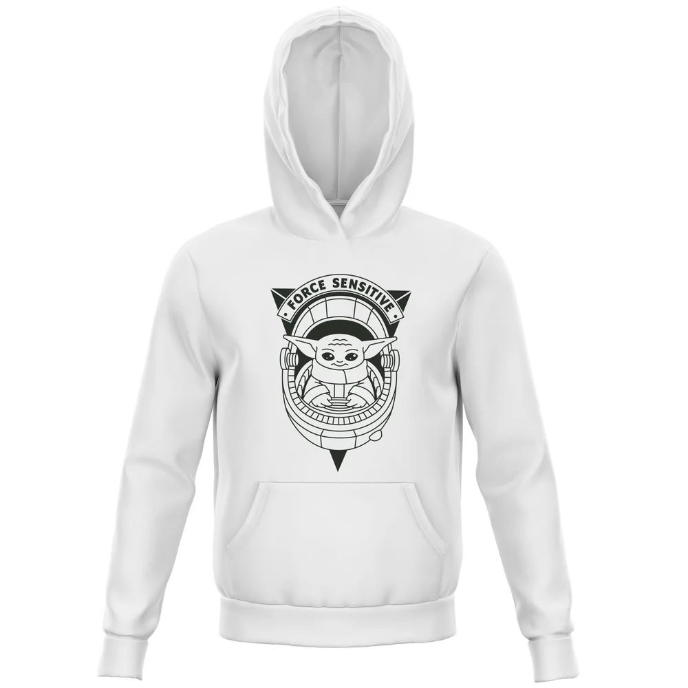 Star Wars The Mandalorian Force Sensitive Kids' Hoodie - Green - 3-4 ans Image 1