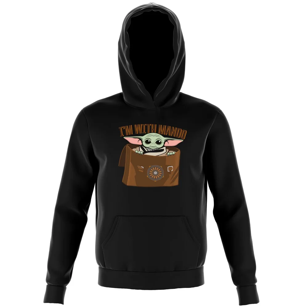 Star Wars The Mandalorian I'm With Mando Kids' Hoodie - Black - 3-4 ans Image 1