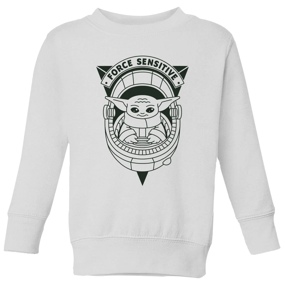 Star Wars The Mandalorian Force Sensitive Kids' Sweatshirt - White - 3-4 ans Image 1