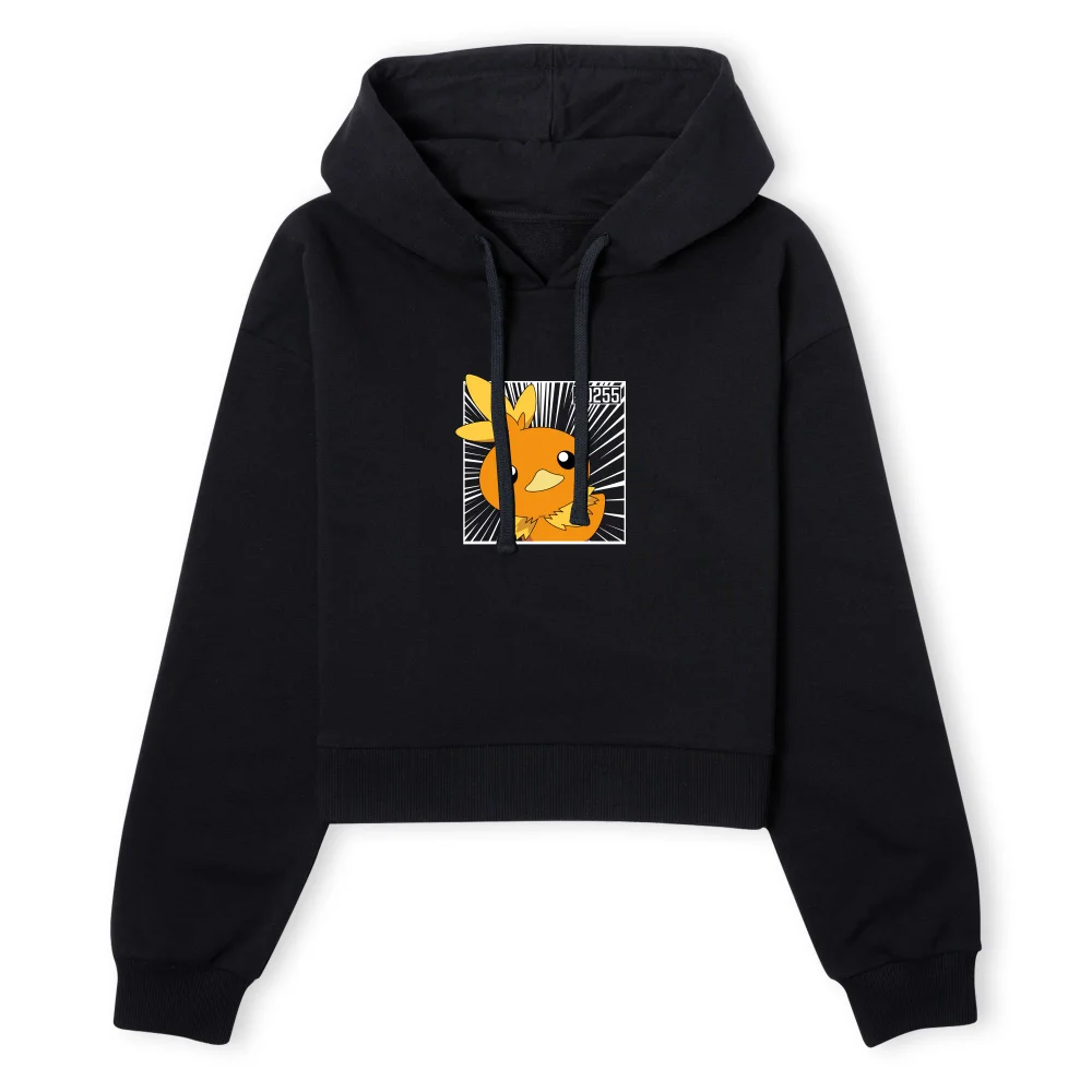 Pokemon Torchic Women's Cropped Hoodie - Black - XS Image 1