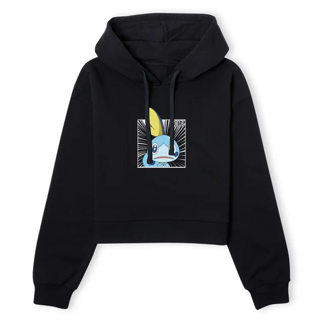 Pokemon Sobble Women's Cropped Hoodie - Black