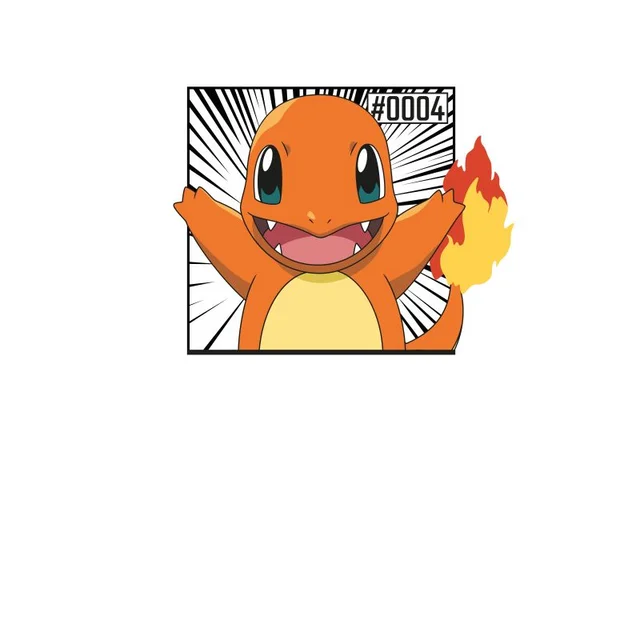 Pokémon Pokédex Charmander #0004 Men's T-Shirt - White