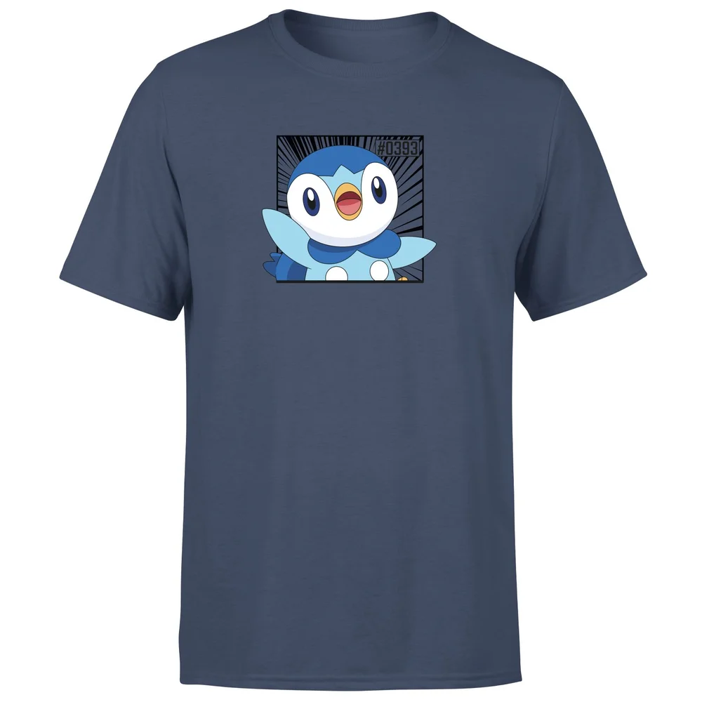 Pokemon Piplup Men's T-Shirt - Navy - S Image 1