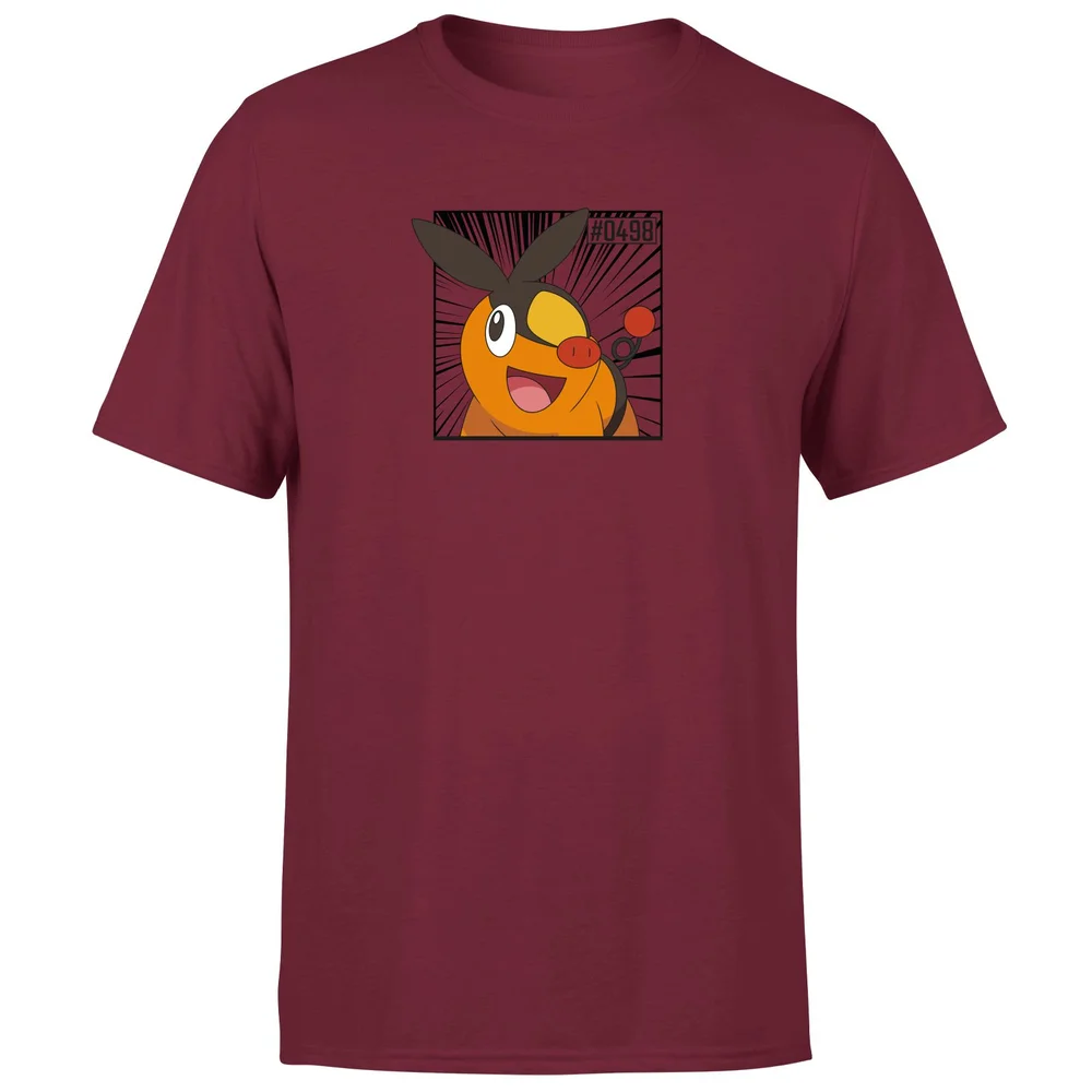 Pokemon Tepig Men's T-Shirt - Burgundy - S Image 1