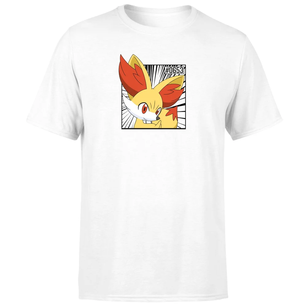 Pokemon Fennekin Men's T-Shirt - White - S Image 1