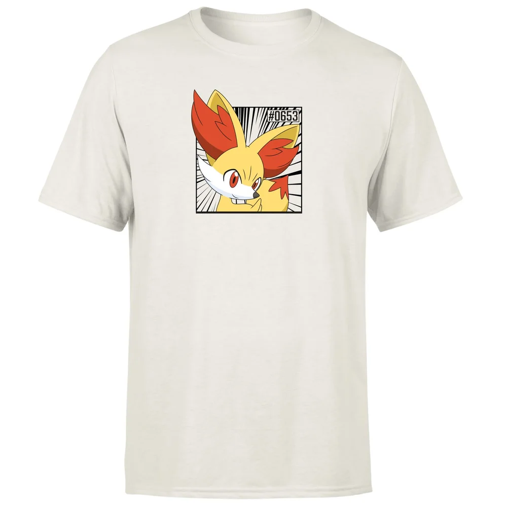 Pokemon Fennekin Men's T-Shirt - Cream - L Image 1