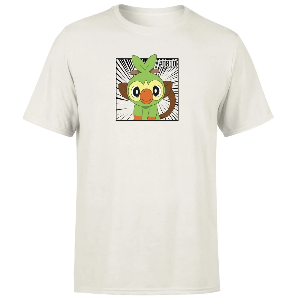 Pokemon Grookey Men's T-Shirt - Cream - L Image 1