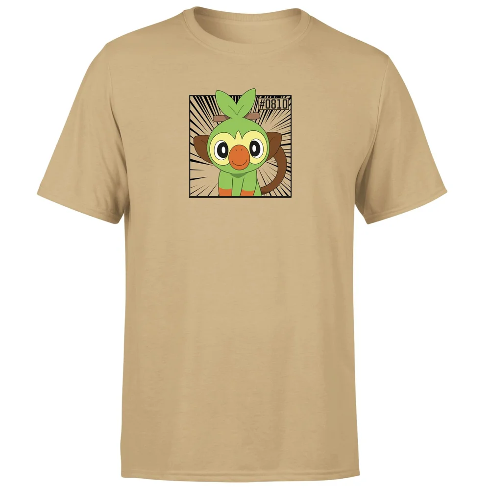 Pokemon Grookey Men's T-Shirt - Tan - S Image 1