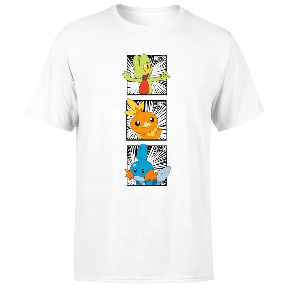 Pokemon Generation 3 Starters Men's T-Shirt - White - S Image 1