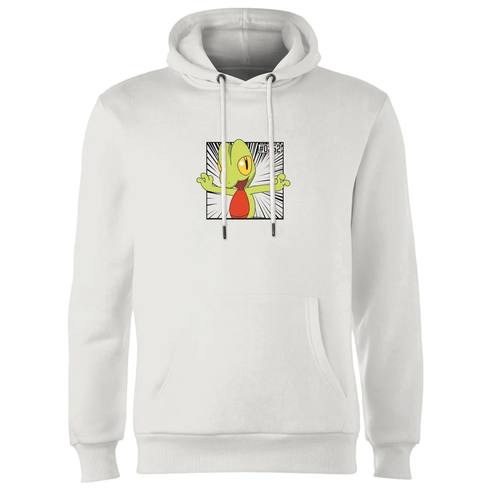 Pokemon Treecko Hoodie - White - S Image 1