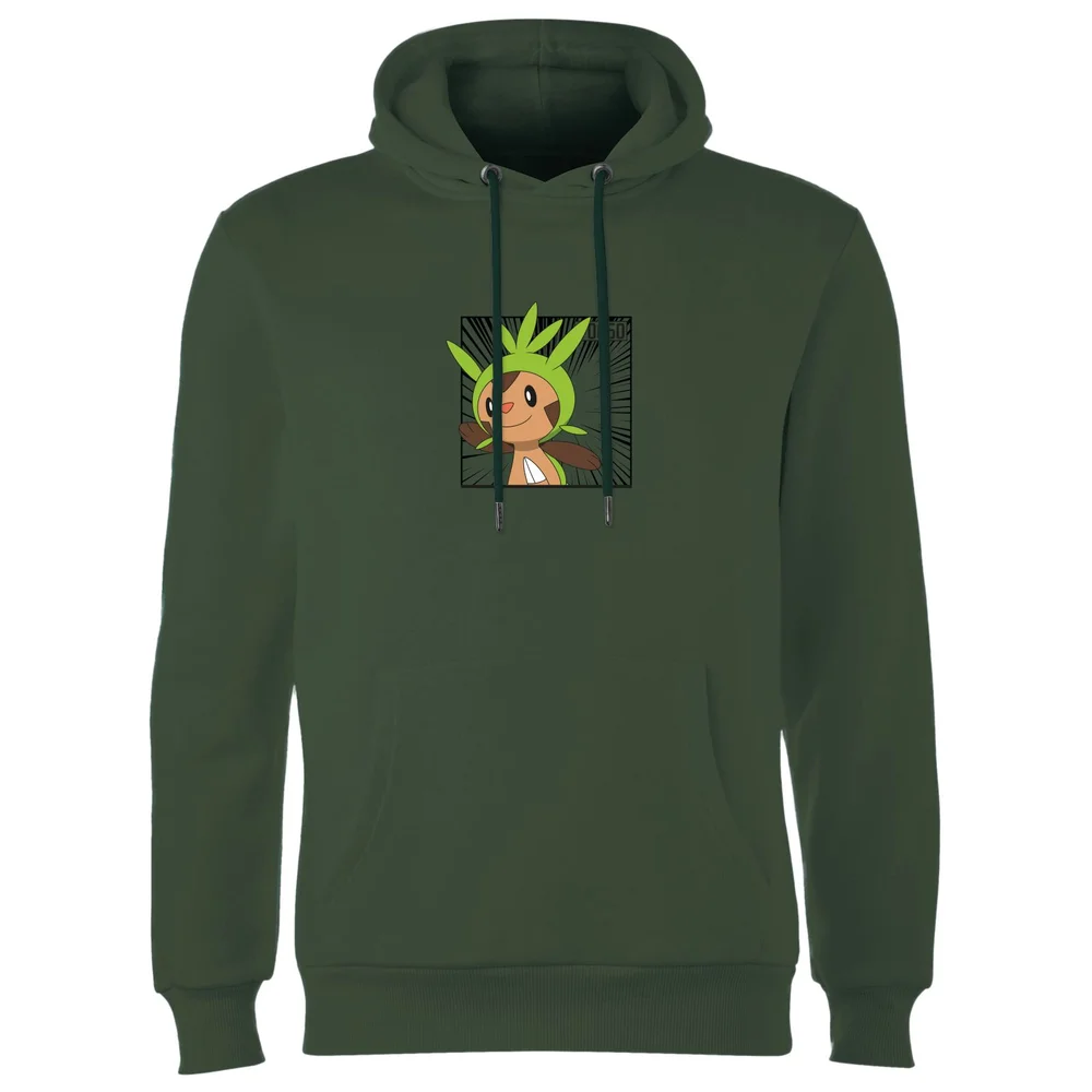 Pokemon Chespin Hoodie - Green - S Image 1