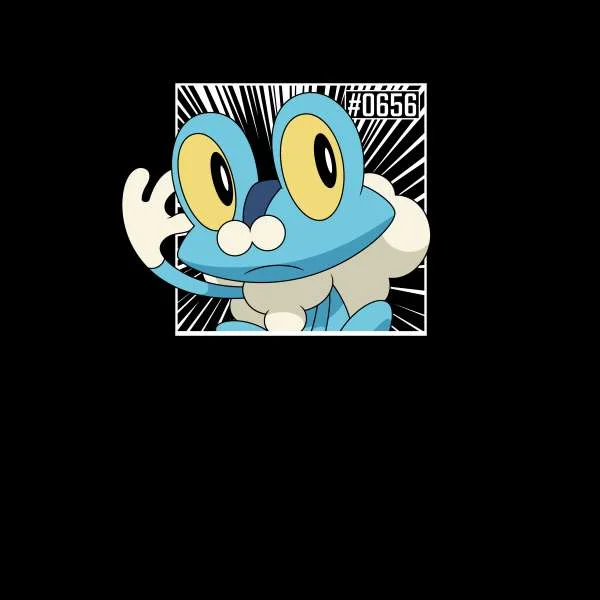 Pokemon Froakie Men's T-Shirt - Black