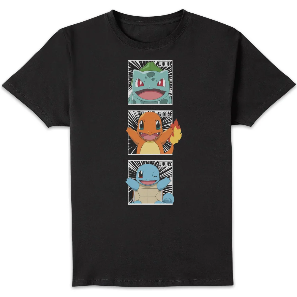 Pokemon Generation 1 Intro Men's T-Shirt - Black - S Image 1