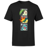 Pokemon Generation 2 Intro Men's T-Shirt - Black - undefined undefined