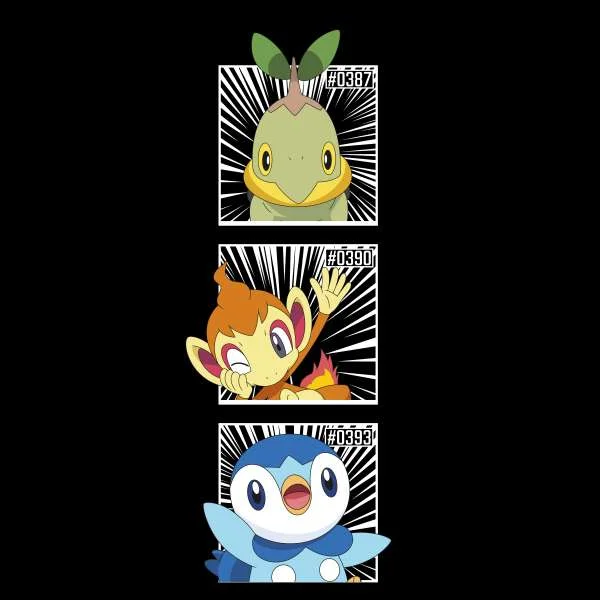 Pokemon Generation 4 Intro Men's T-Shirt - Black