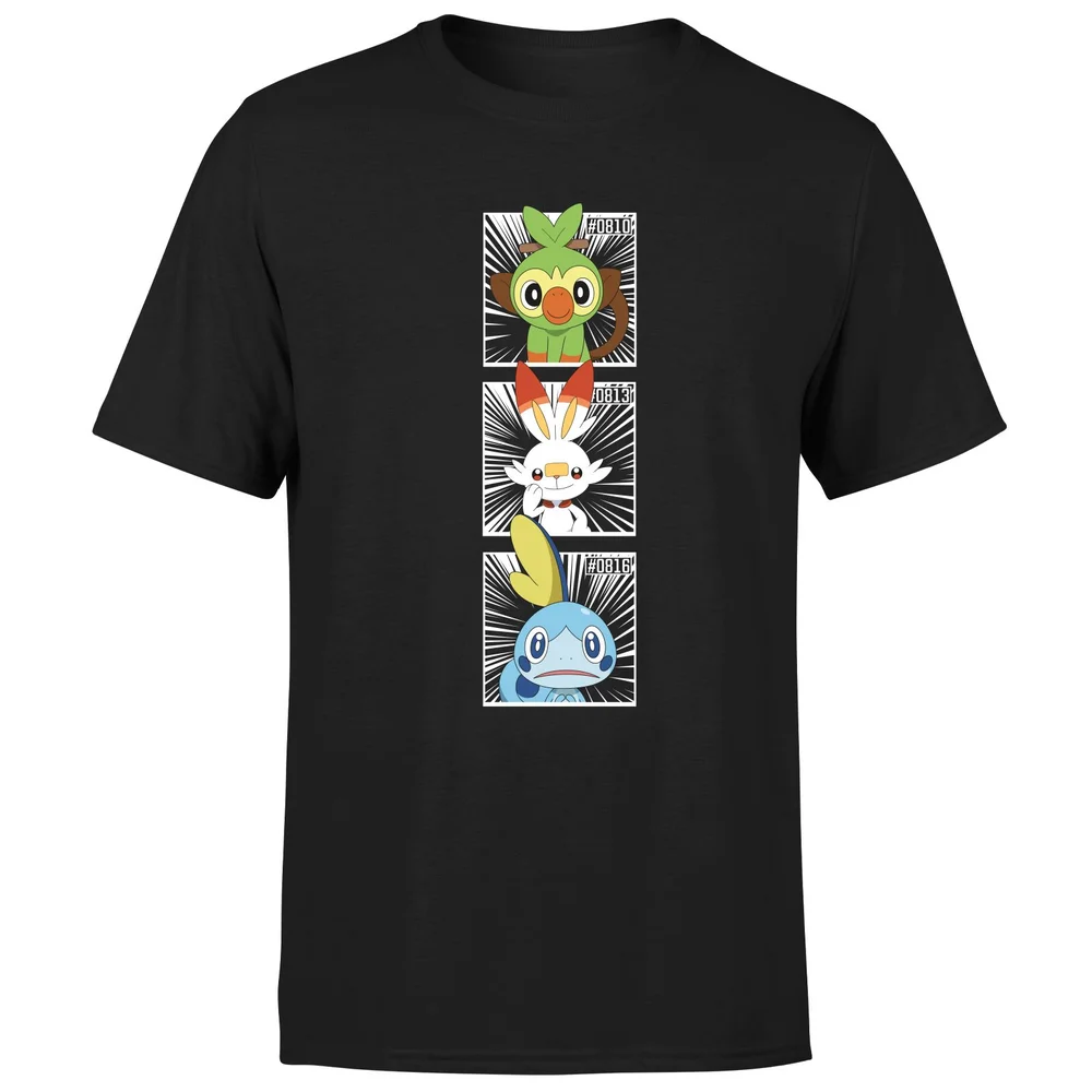 Pokemon Generation 8 Intro Men's T-Shirt - Black - S Image 1