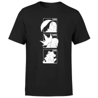Pokemon Generation 2 Monochrome Starters Men's T-Shirt - Black - undefined undefined