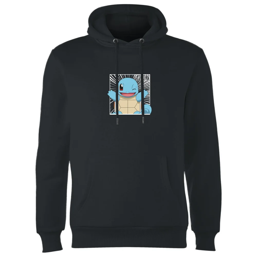Pokémon Pokédex Squirtle #0007 Hoodie - Black - S Image 1