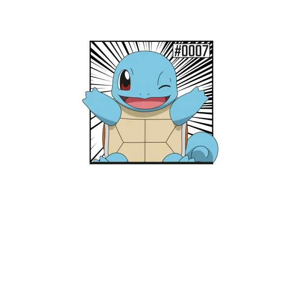 Pokémon Pokédex Squirtle #0007 Women's T-Shirt - White