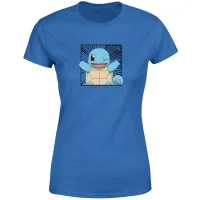 Pokémon Pokédex Squirtle #0007 Women's T-Shirt - Blue - undefined undefined