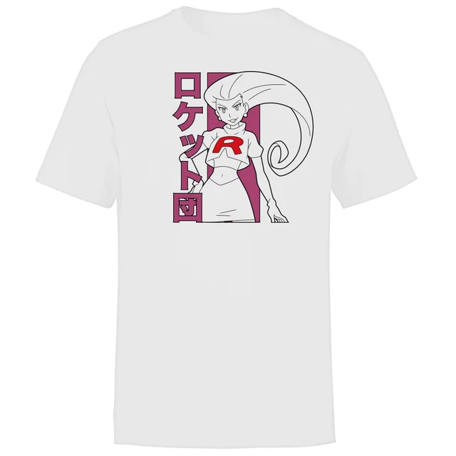 Akedo X Pokémon Team Rocket Jessie T-Shirt Homme - Blanc