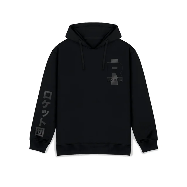 Akedo X Pokémon Team Rocket Sweat à capuchon - Noir
