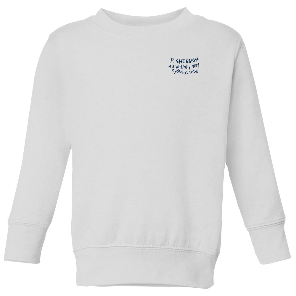 Finding Nemo P.Sherman 42 Wallaby Way Kids' Sweatshirt - White - 3-4 ans Image 1