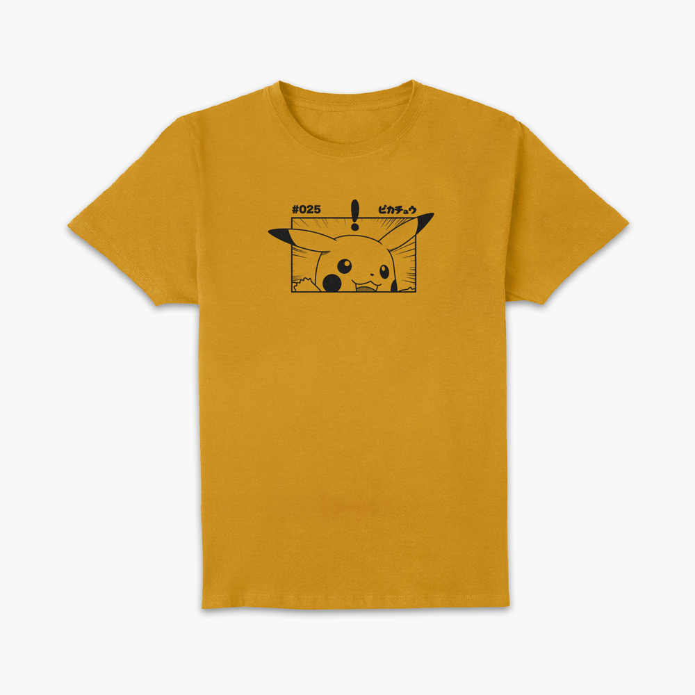 Pokémon Pikachu Unisex T-Shirt - Mustard - L Image 1