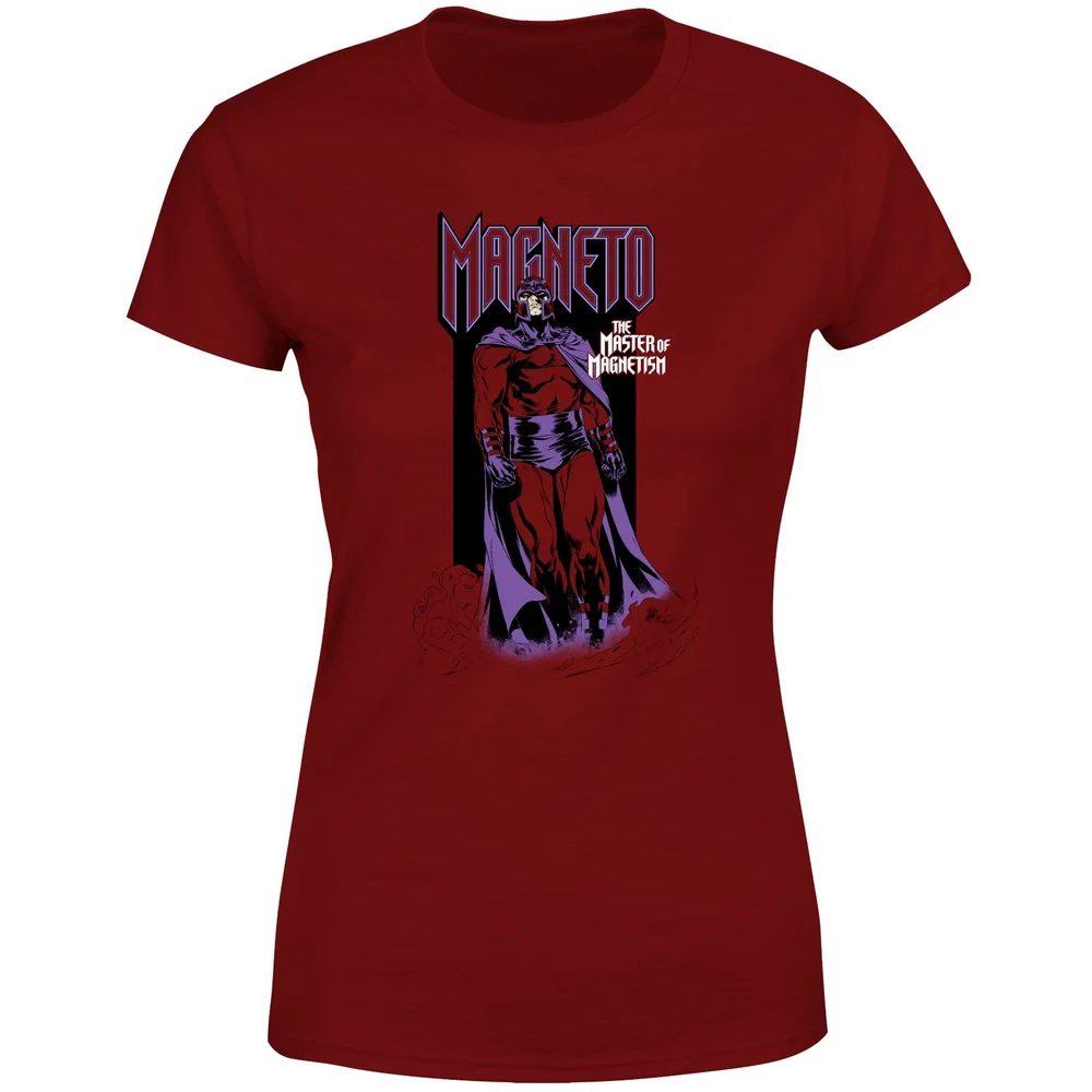 X-Men Magneto Master Of Magnetism Women's T-Shirt - Burgundy - XS Image 1