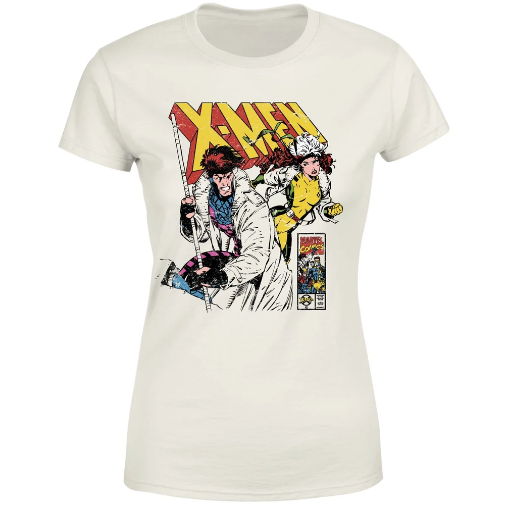 X-Men Rogue And Gambit Women's T-Shirt - Cream - M Image 1