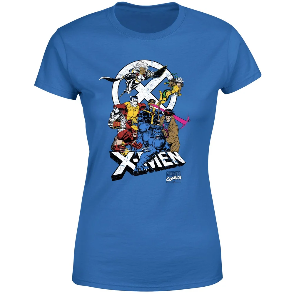 X-Men Super Team Women's T-Shirt - Blue - XS Image 1
