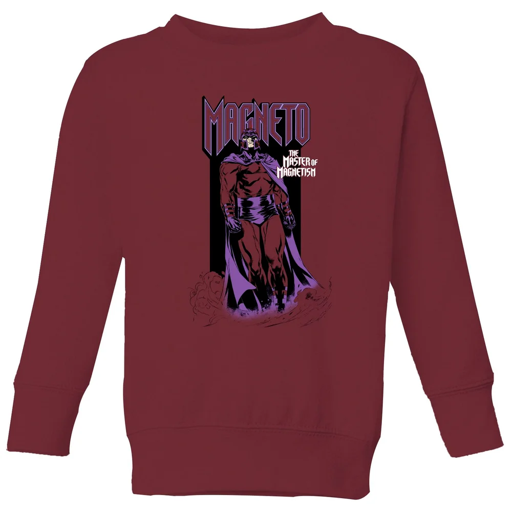 X-Men Magneto Master Of Magnetism Kids' Sweatshirt - Burgundy - 3-4 ans Image 1
