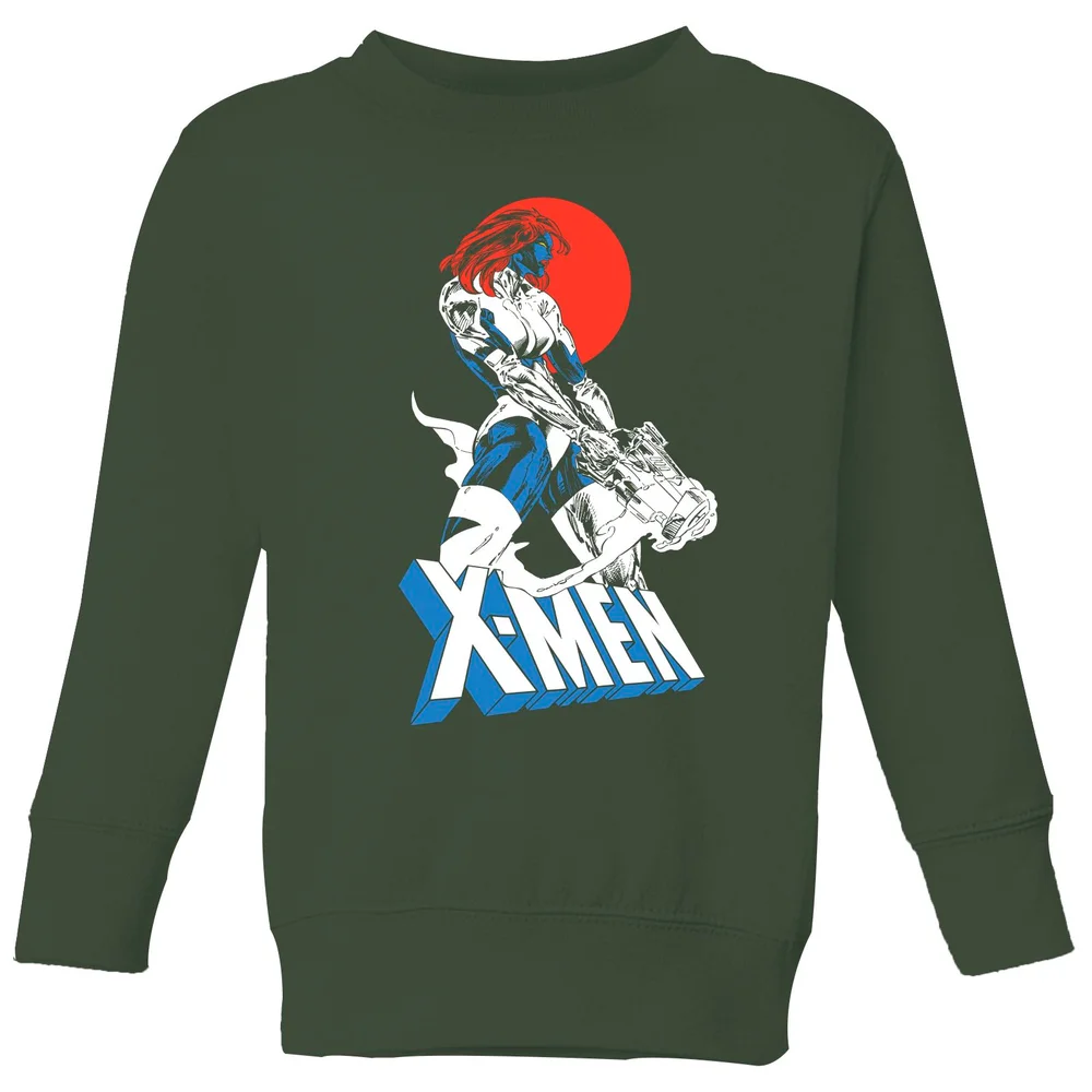 X-Men Mystique Kids' Sweatshirt - Green - 3-4 ans Image 1
