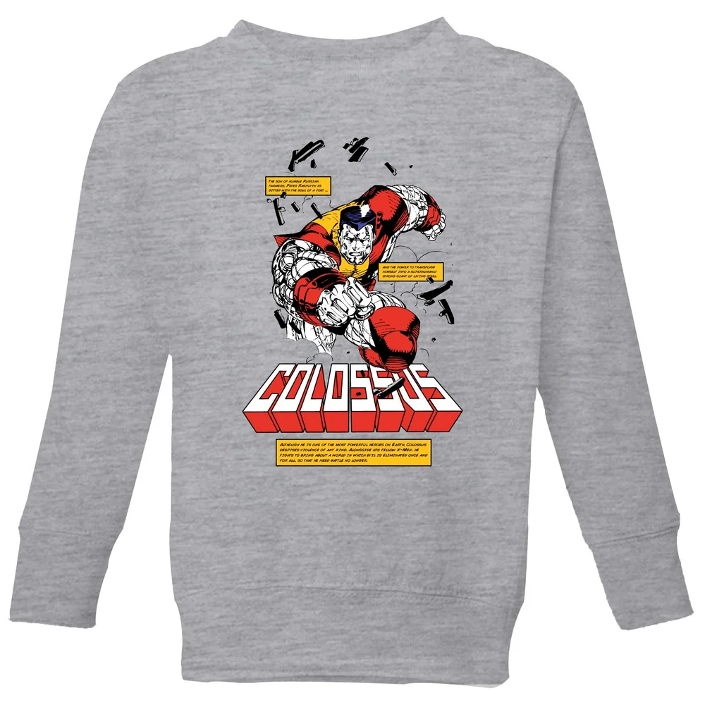 X-Men Colossus Bio Kids' Sweatshirt - Grey - 3-4 ans Image 1