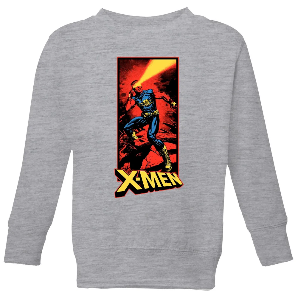 X-Men Cyclops Energy Beam Kids' Sweatshirt - Grey - 3-4 ans Image 1