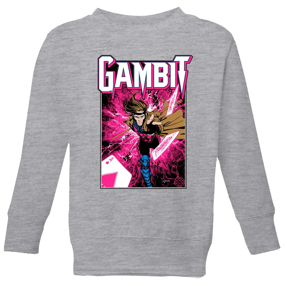 X-Men Gambit Kids' Sweatshirt - Grey - 3-4 ans Image 1