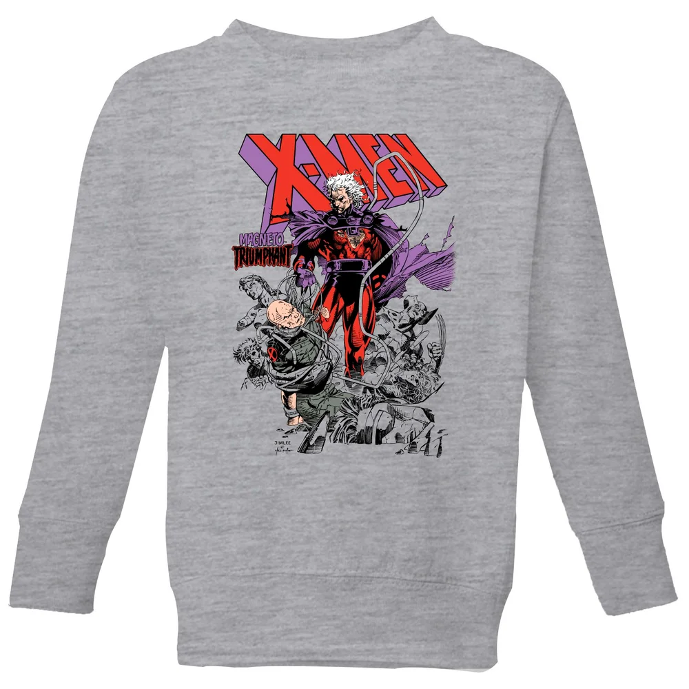 X-Men Magneto Triumphant Kids' Sweatshirt - Grey - 3-4 ans Image 1