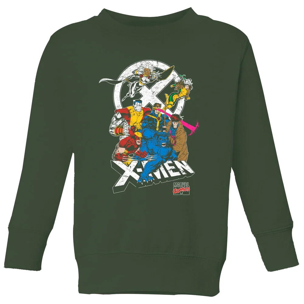X-Men Super Team Kids' Sweatshirt - Green - 3-4 ans Image 1