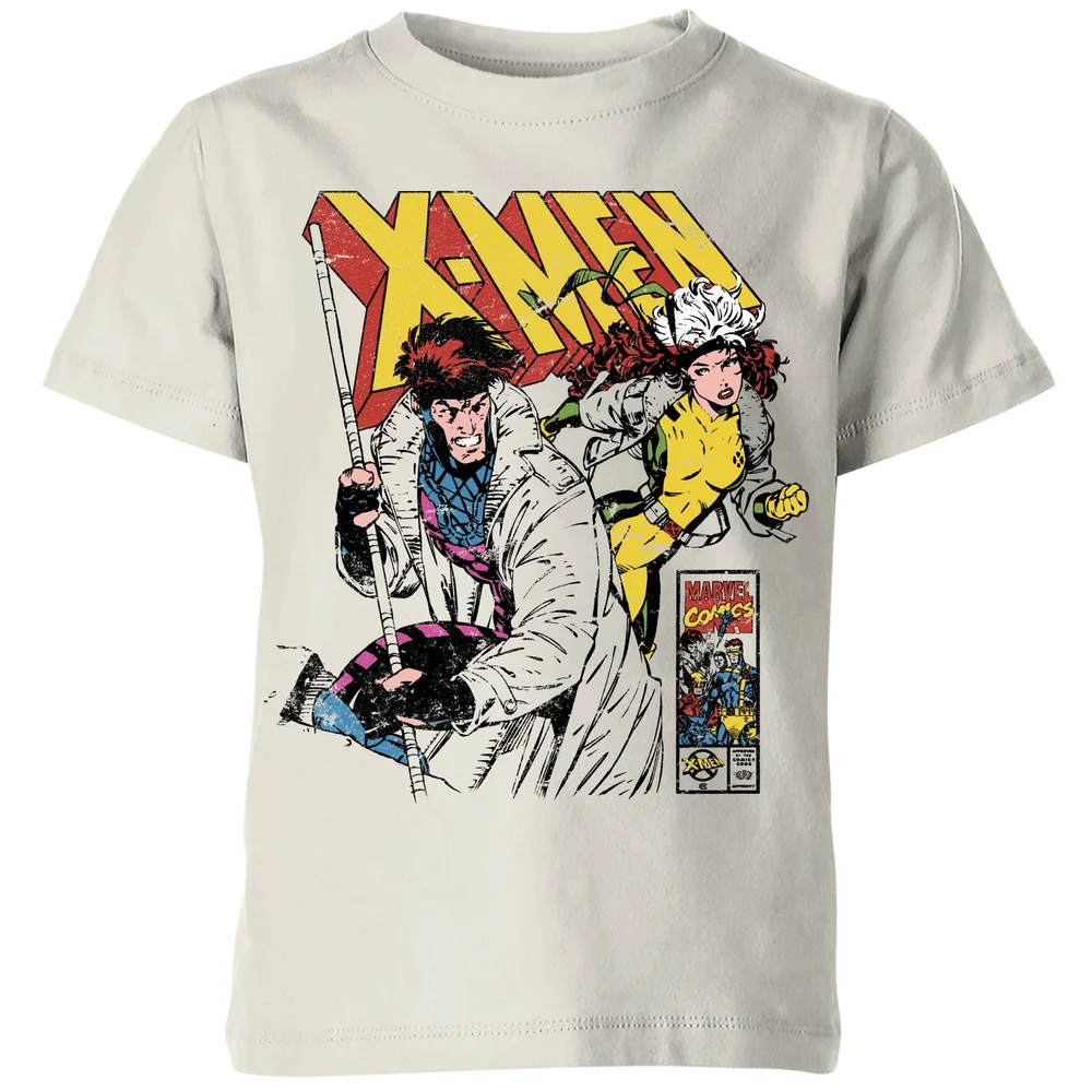 X-Men Rogue And Gambit Kids' T-Shirt - Cream - 3-4 ans Image 1